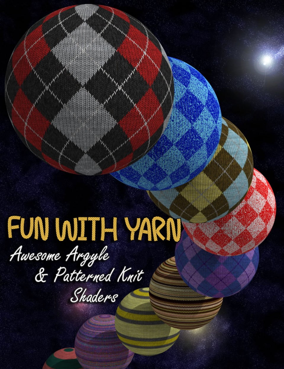 Fun With Yarn - Awesome Argyle and Patterned Knit Shaders