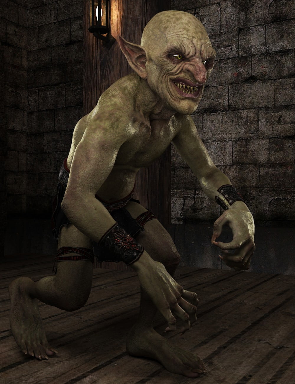 Robbus Goblin HD for Genesis 3 Male
