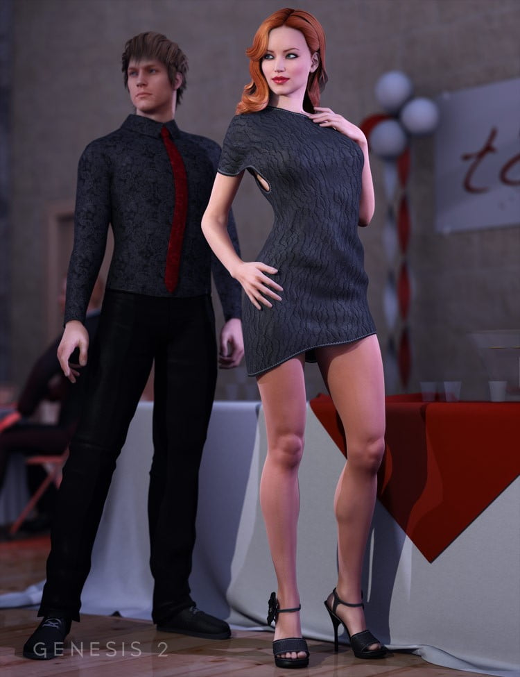 High Rise Party Dress Textures
