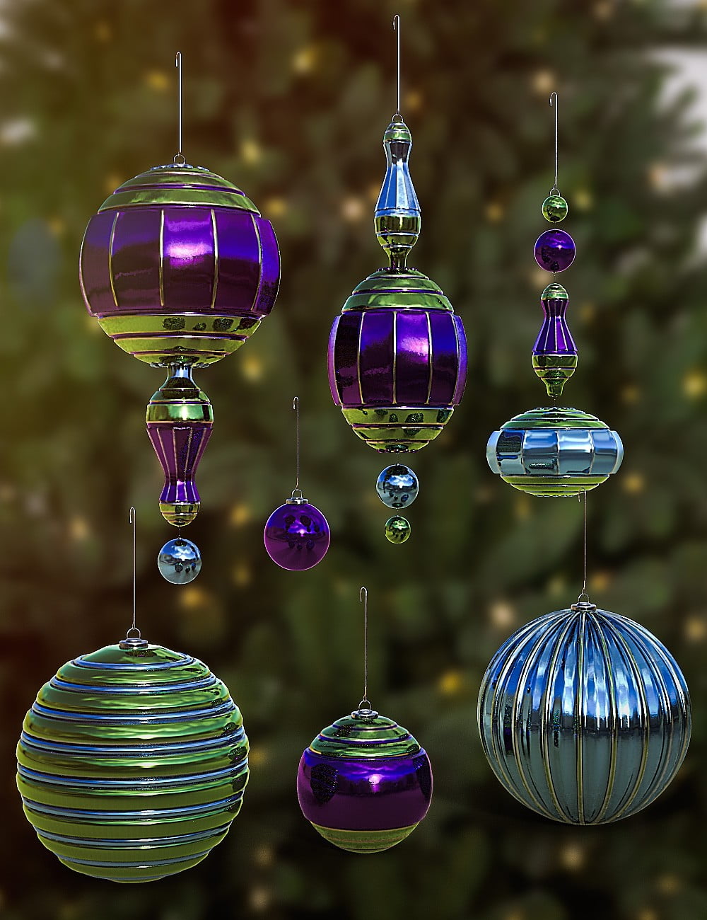 Yuletide Joy Ornaments