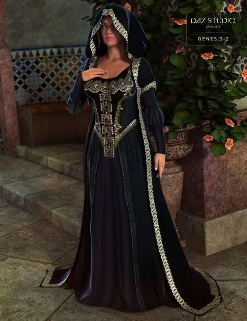Medieval Princess Gown Textures