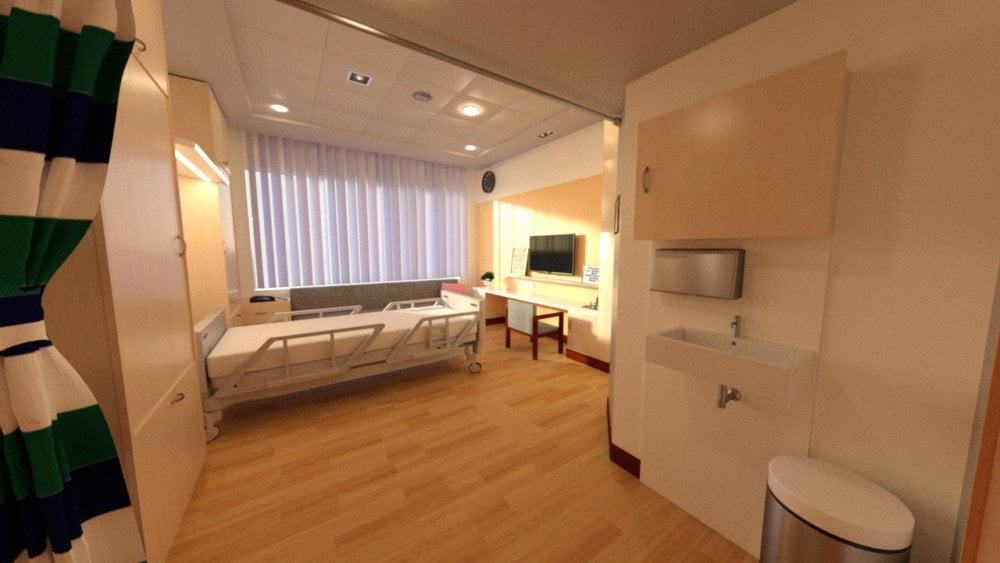 Hospital Bedroom