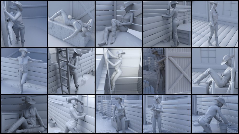 i13 Modern Barn Poses