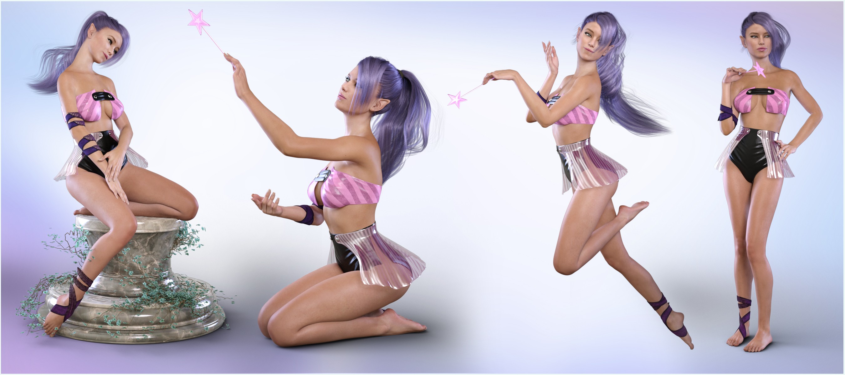Z Pixie Troubles - Poses for the Genesis 3 Female(s)