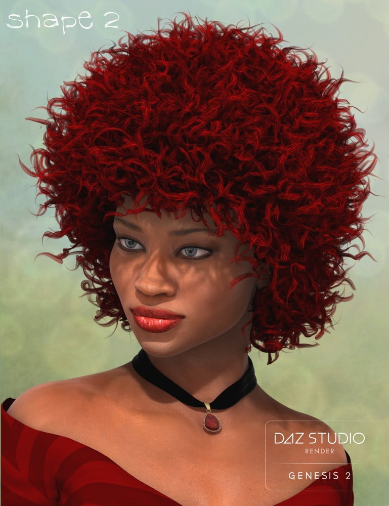 Zahara Hair for Genesis 2 Female(s)