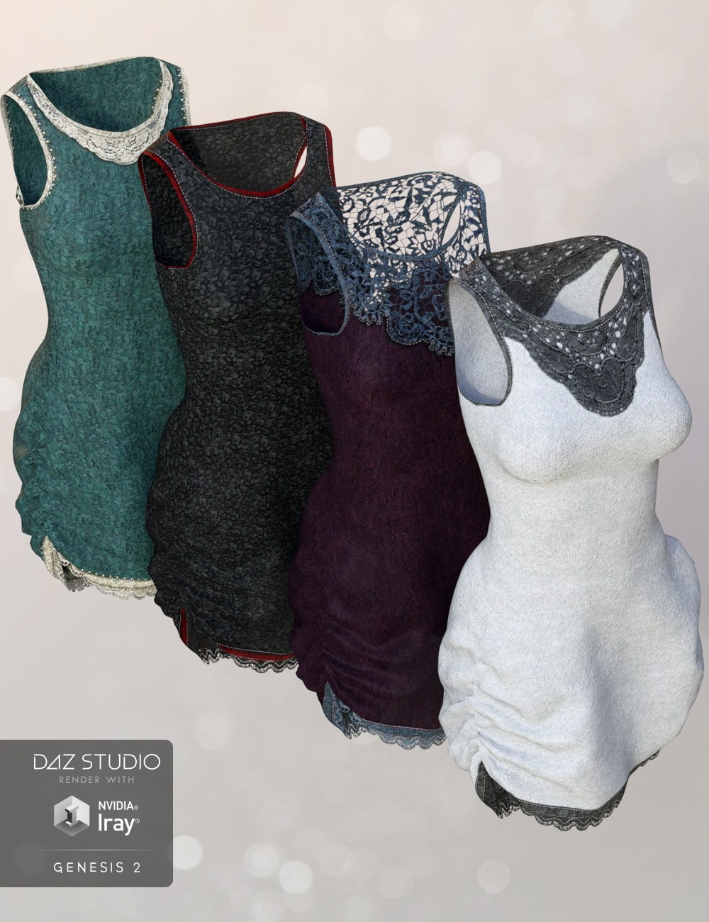 Shirred Dress Textures