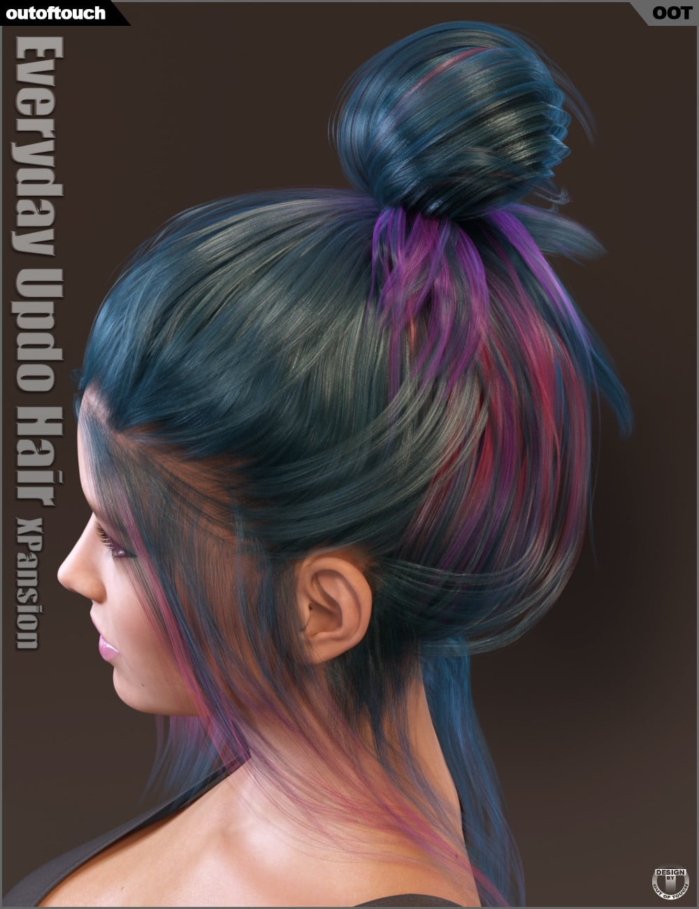 Everyday Updo Hair and OOT Hairblending 2.0 Texture XPansion