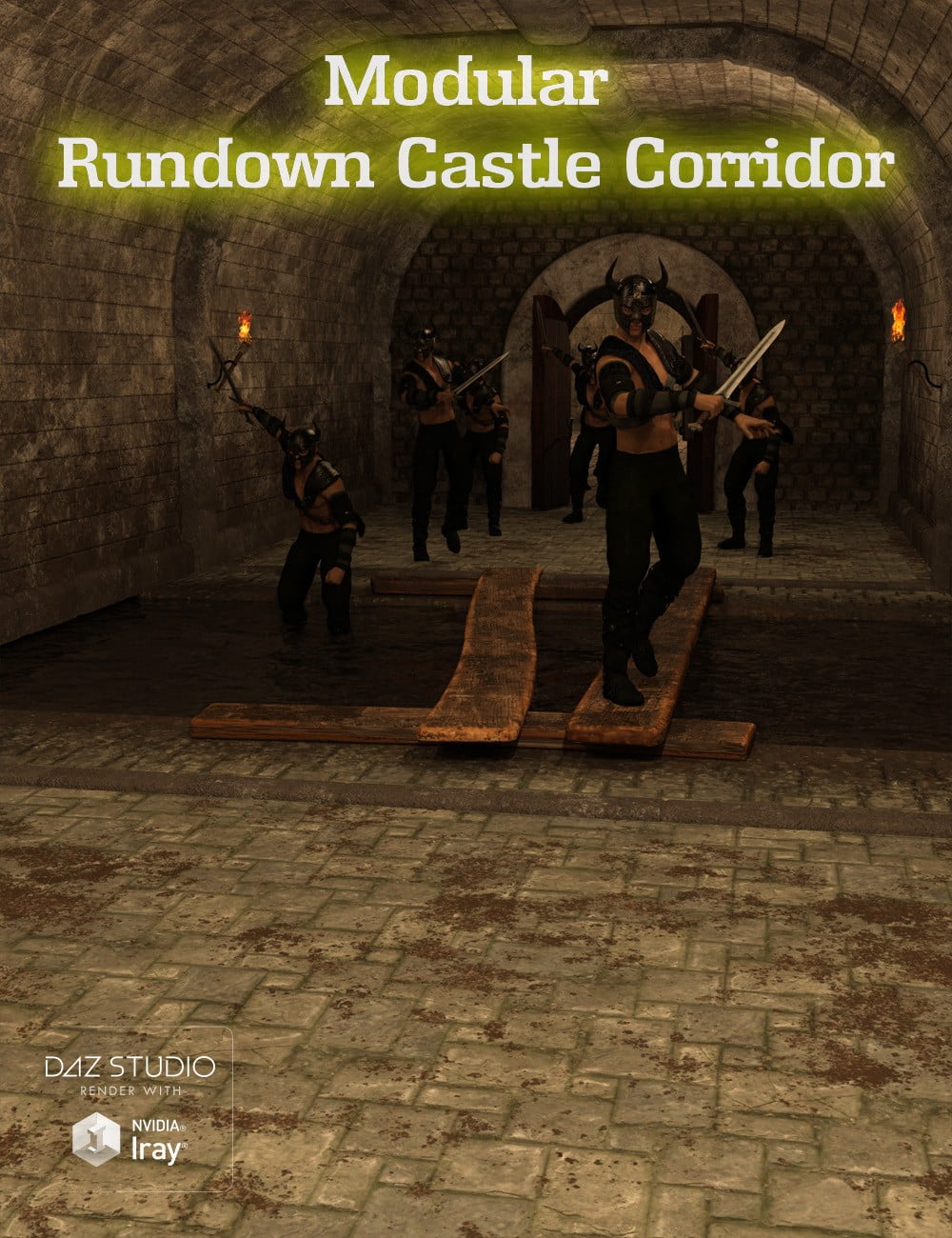 Modular Rundown Castle Corridor