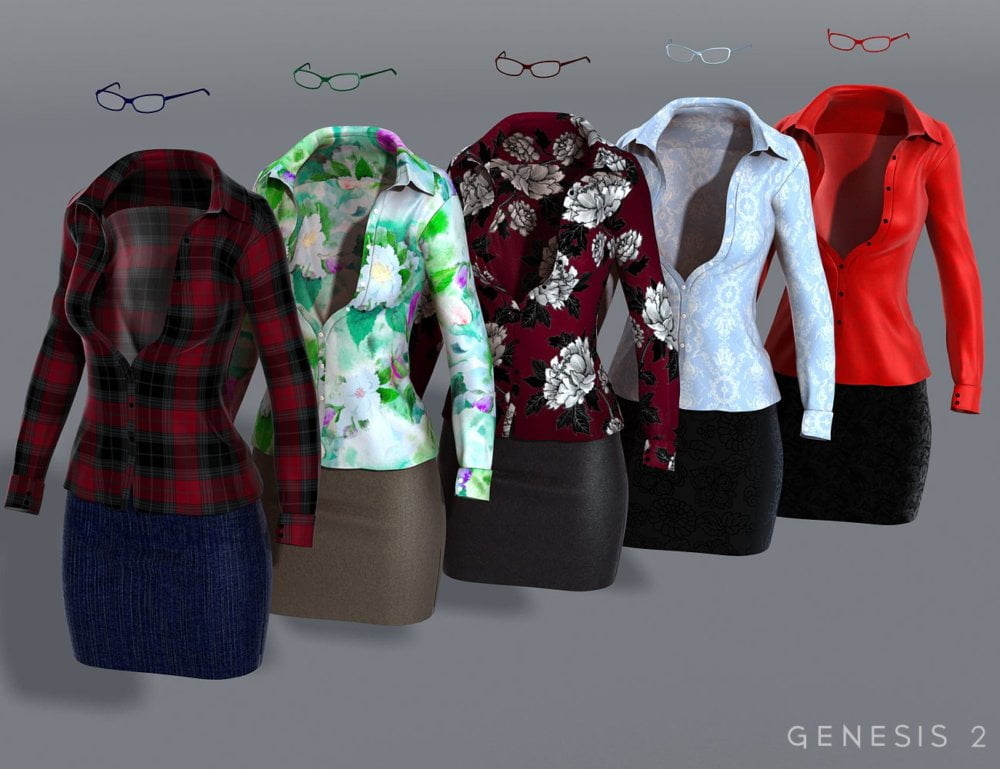 Sexy Librarian ExLibris Textures