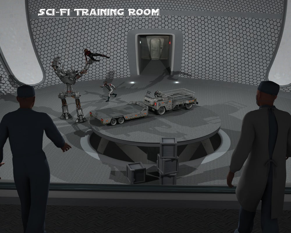 Sci-Fi Training Room