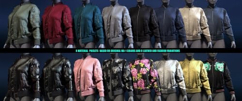 MA-1 Flight Jacket for Genesis 3 Female(s)
