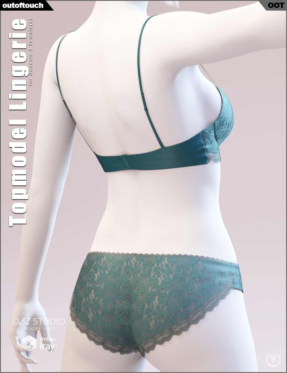 Topmodel Lingerie for Genesis 3 Female(s)