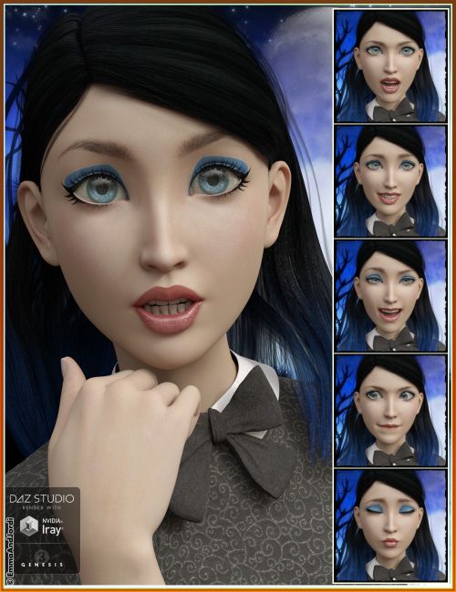 Nanika Atta Mix and Match Expressions for Aiko 7 and Genesis 3 Female(s)
