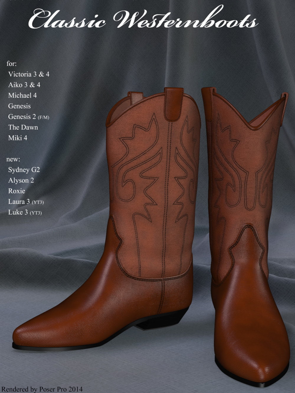 Mysthero's Classic Westernboots