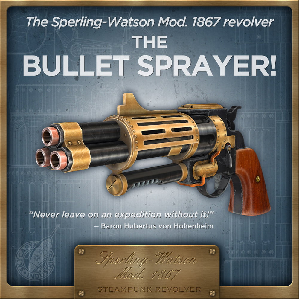 Sperling-Watson Mod. 1867 Steampunk Revolver