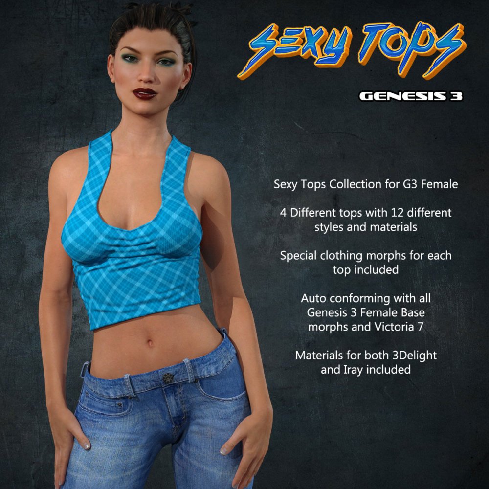 Exnem Sexy Tops for G3 Female