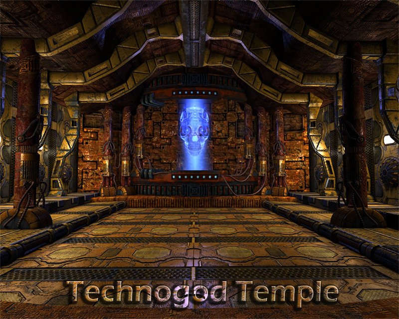 Technogod temple