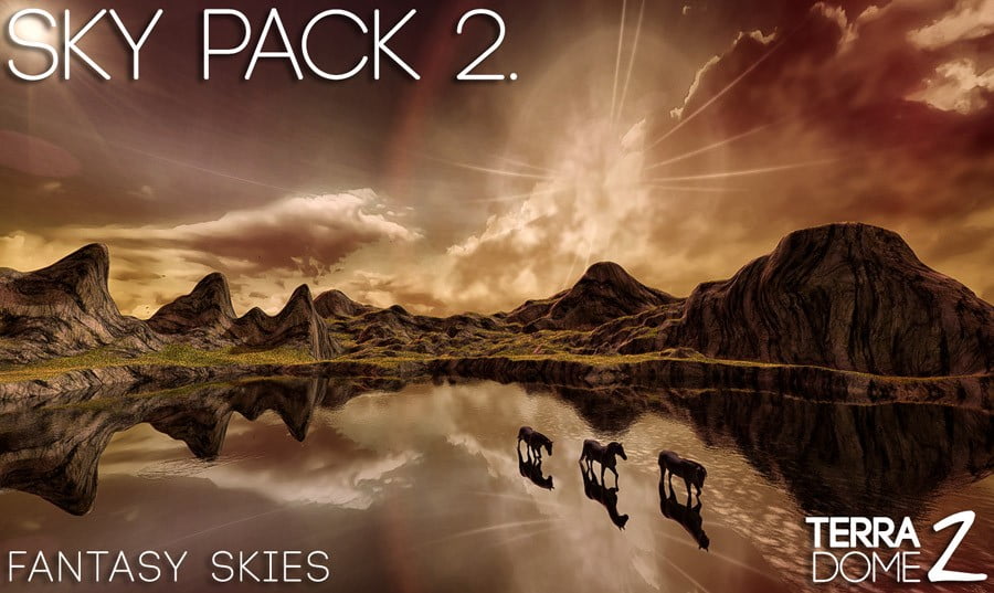 SkyPack2 For TerraDome2 - Fantasy Skies