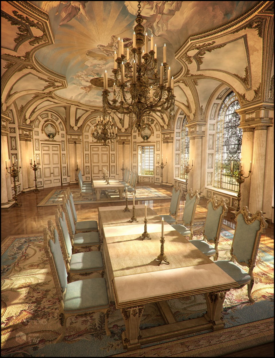 Celebrations for Baroque Grandeur Iray Addon