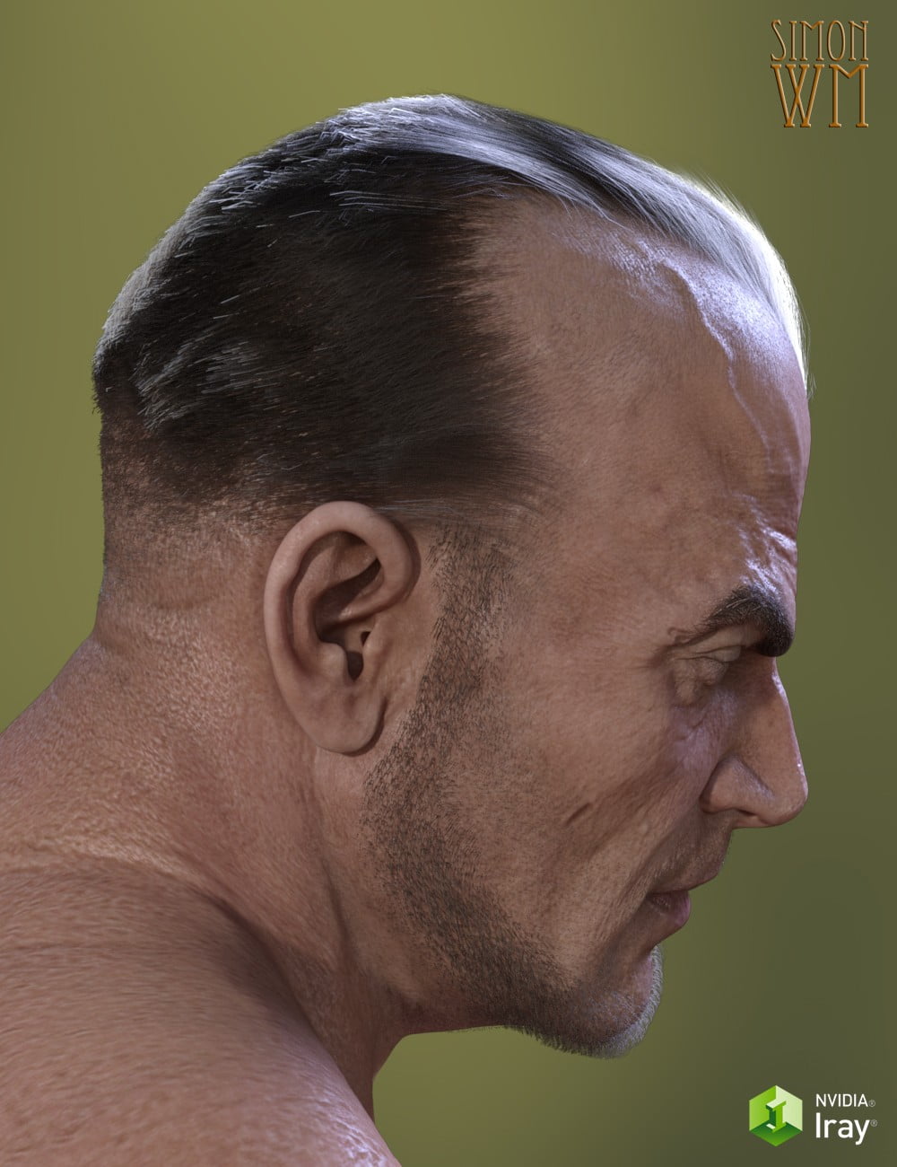 Deep Hairline for Genesis 3