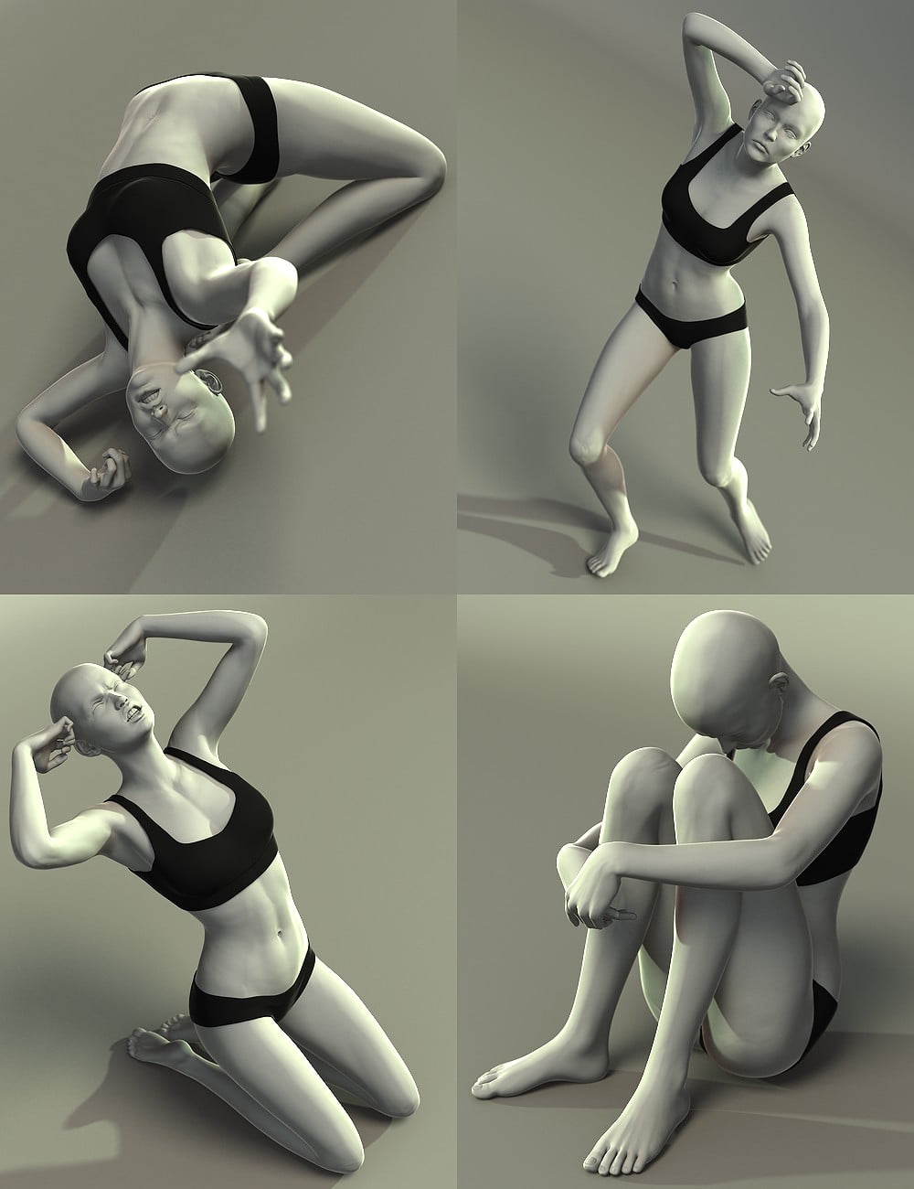 Anguish Poses for Genesis 2