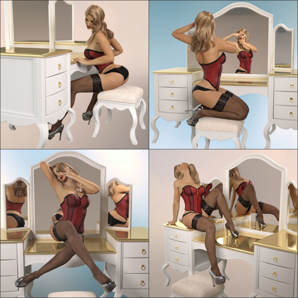 Z Vanity Unit + Poses - V4 - G2F/V6 - G3F/V7