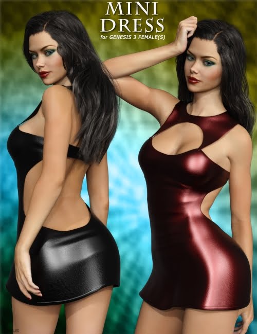 Mini Dress For Genesis 3 Female(s)
