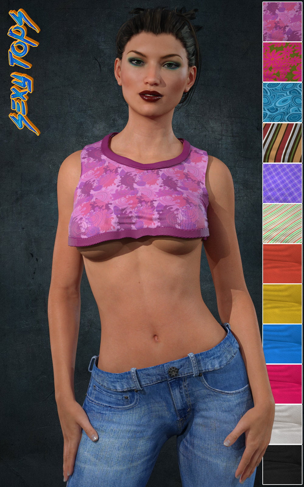 Exnem Sexy Tops for G3 Female