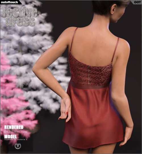 Festive Dress for Genesis 3 Female(s)