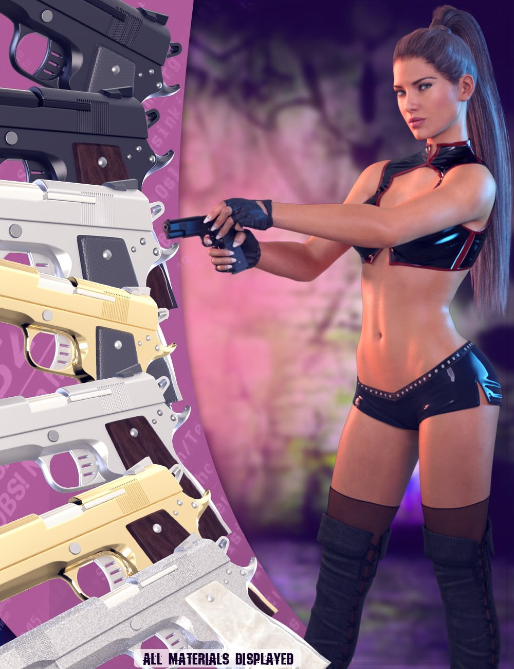 Z Hand Gun and Poses