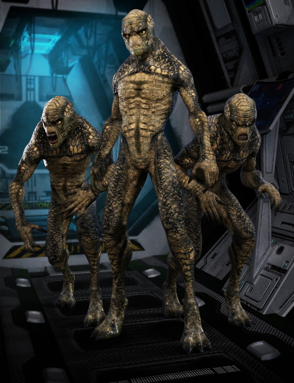 Basic Poses for Alien-X