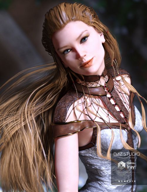 The NightQueen Hair for Genesis 3 Female(s)