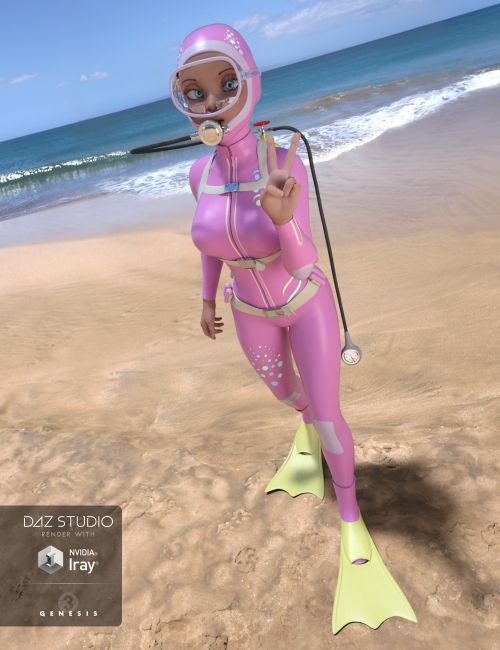Scuba Diver for Genesis 3 Female(s)