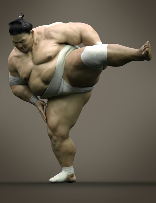 Sumo Character, Hair and Outfit for George and Genesis 3 Male
