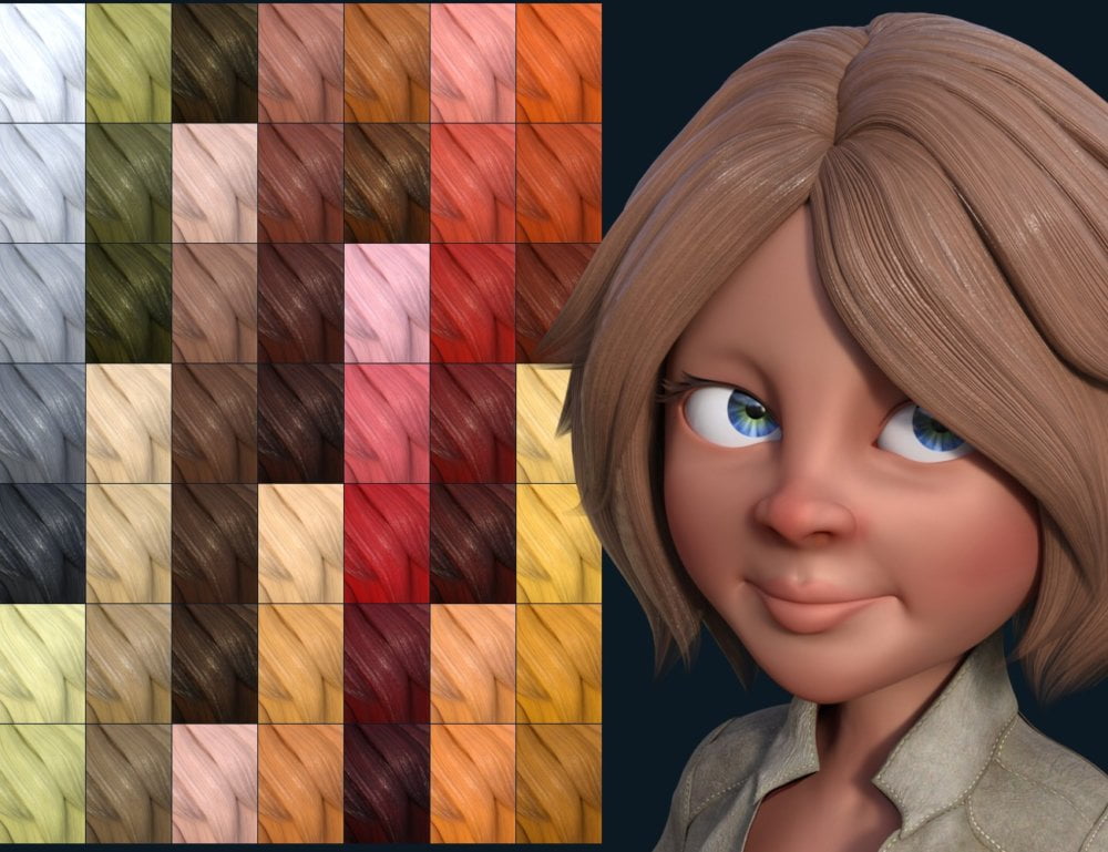 FSL Toon Hair Shaders Iray