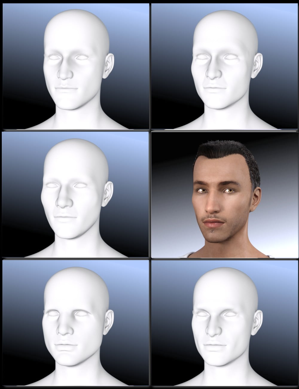 People of Earth Faces of Europe Genesis 3 Male