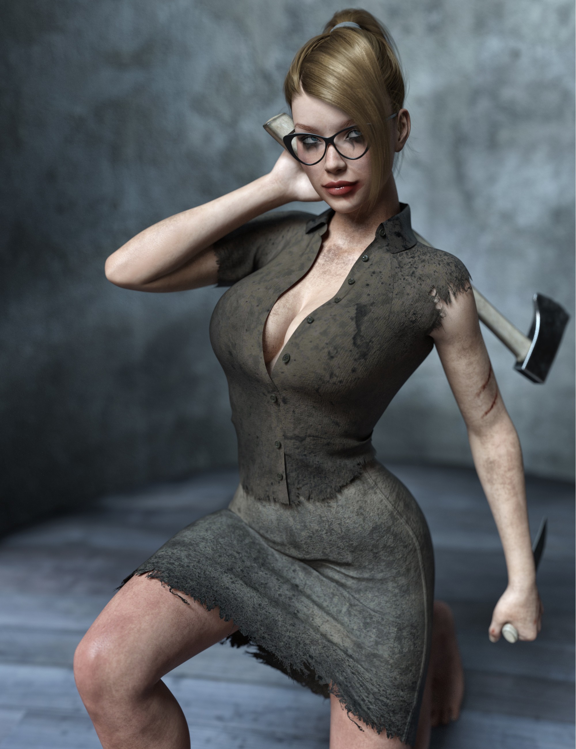 i13 Librarian Outfit for the Genesis 3 Female(s)