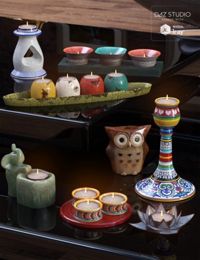 04-ceramic-candle-holders-daz3d