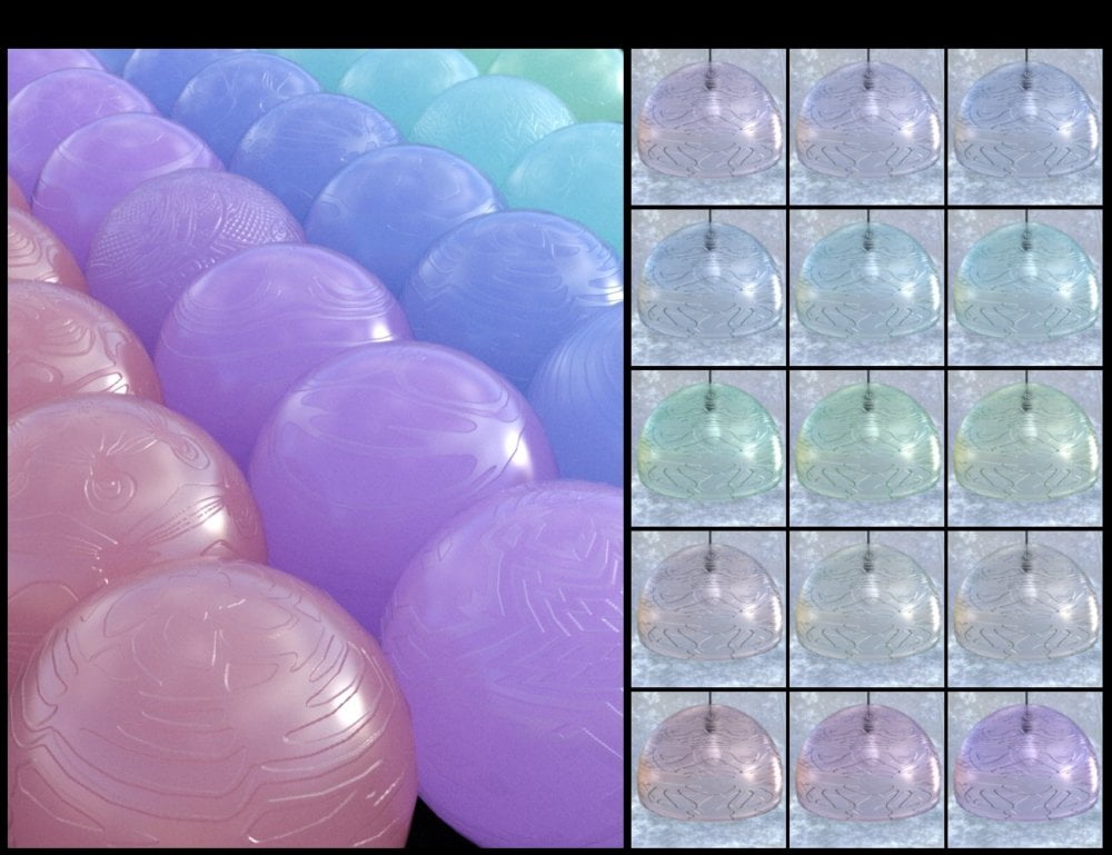 DG Iray Art Glass Shaders