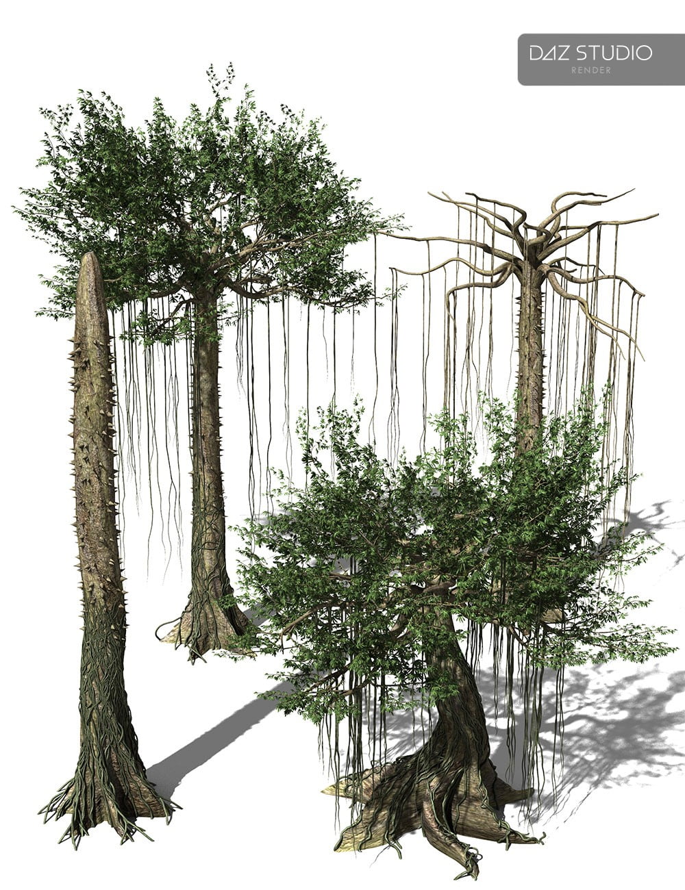 RPC Volume 5: Jungle Rainforest 1 for Daz Studio and Vue