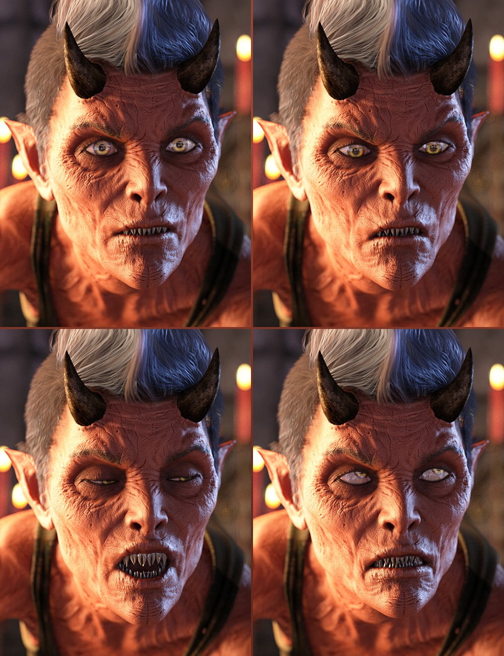 Night Creatures Poses and Expressions Set for Genesis 3 Female(s)