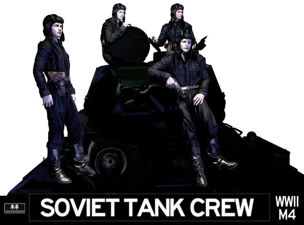 Soviet Tank Crew WWII