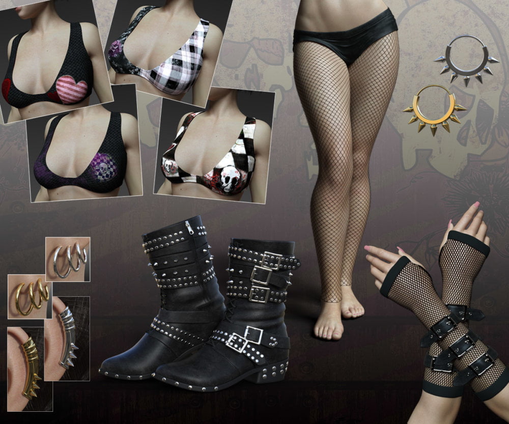 CruX Outfit for the Genesis 3 Female