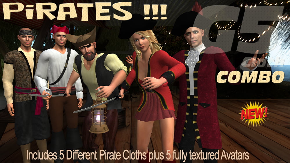 G5 Cloth Caribbean Pirates