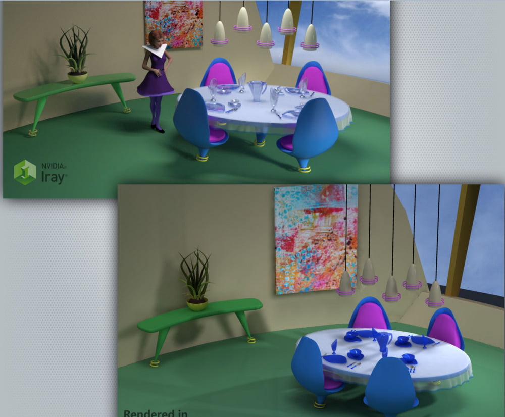 Moon Modern Dining Room Set