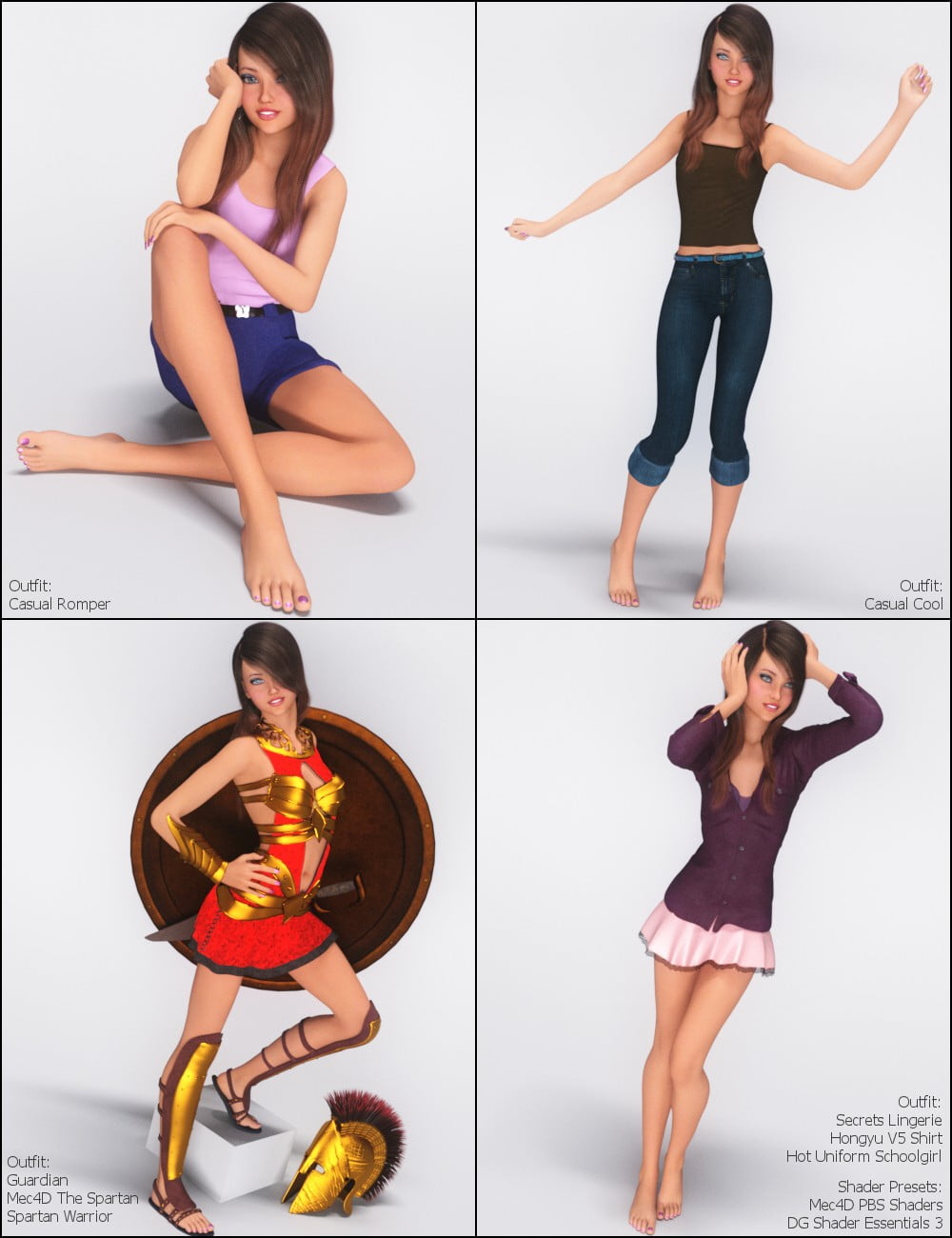 Model Me This 3 Poses