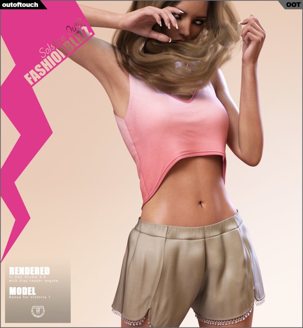 Fashion Blizz: Solstice Outfit for Genesis 3 Female(s)