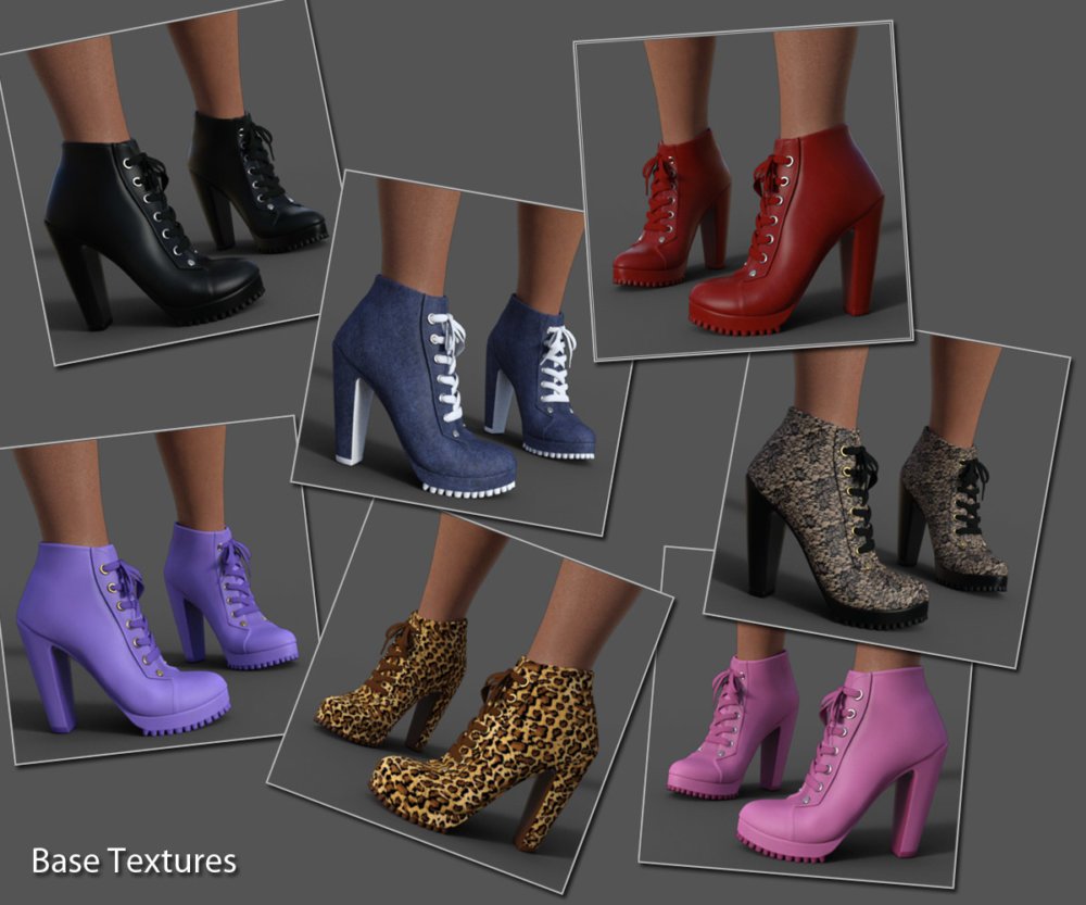 FADS Ankle Boots for Genesis 3