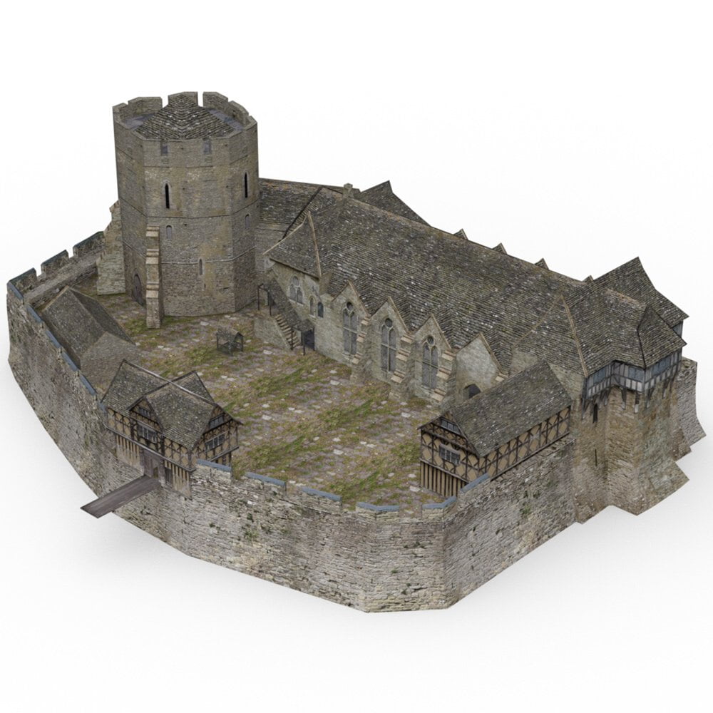 Fortified Manor for DAZ Studio