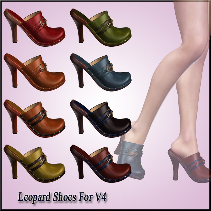 Leopard Shoes For V4